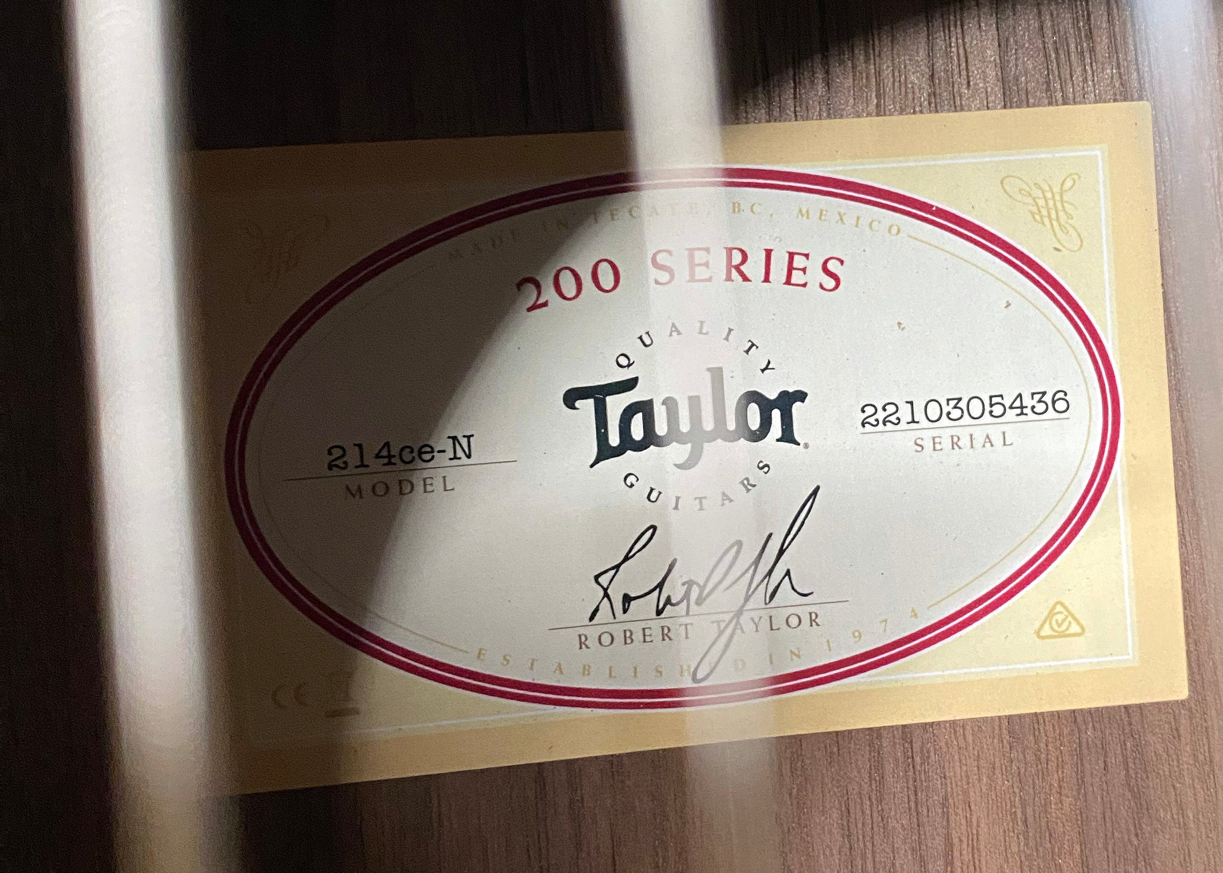 NEW! Taylor 214ce-N Nylon Grand Auditorium Acoustic-Electric Guitar Natural Finish - 4.1lbs - Authorized Dealer - G06219