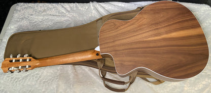 NEW! Taylor 214ce-N Nylon Grand Auditorium Acoustic-Electric Guitar Natural Finish - 4.1lbs - Authorized Dealer - G06219