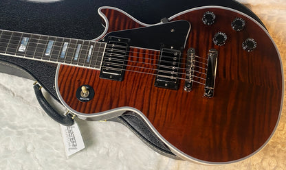 NEW! Gibson Dealer Select Custom Shop Les Paul Custom - Hand Picked AAA Figured Flame Top - Root Beer / Walnut Finish - Authorized Dealer - 9.4 lbs - G06950