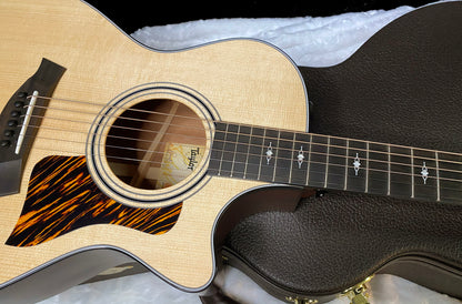 NEW! Taylor 312ce V-Class Grand Concert Acoustic-Electric Guitar - Natural - 4.3lbs - Authorized Dealer - G06220