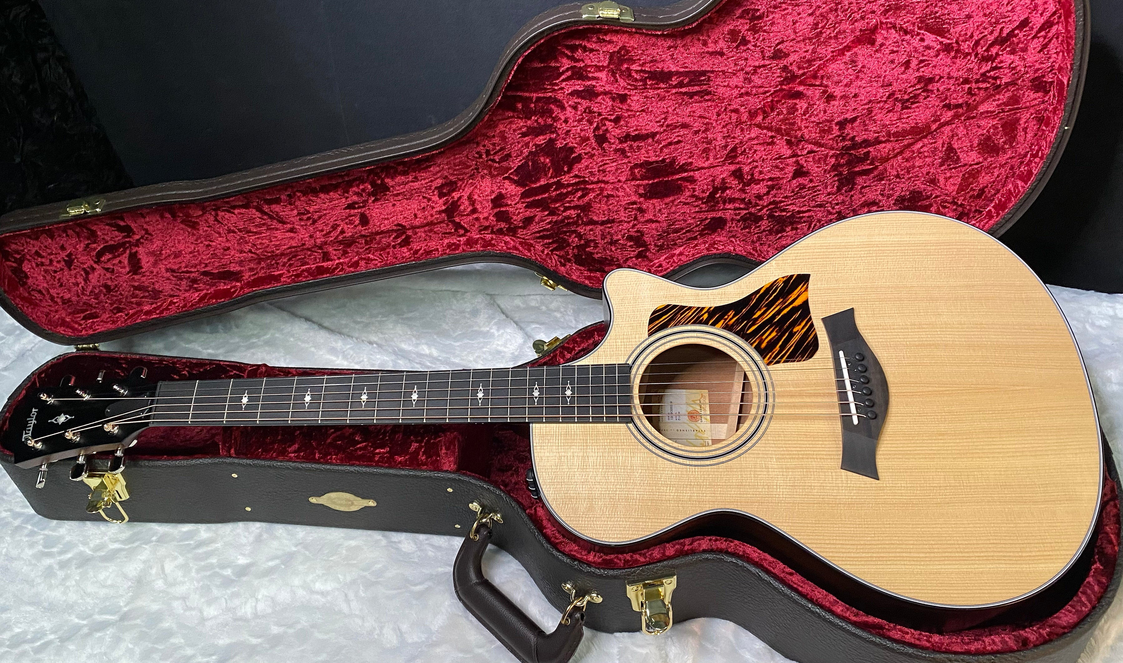 NEW! Taylor 312ce V-Class Grand Concert Acoustic-Electric Guitar - Natural - 4.3lbs - Authorized Dealer - G06220