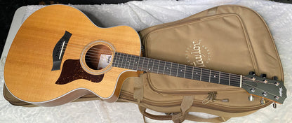 NEW! Taylor 214ce-K Koa Grand Auditorium Acoustic-Electric Guitar Natural Finish - 4.55lbs - Authorized Dealer - G06221