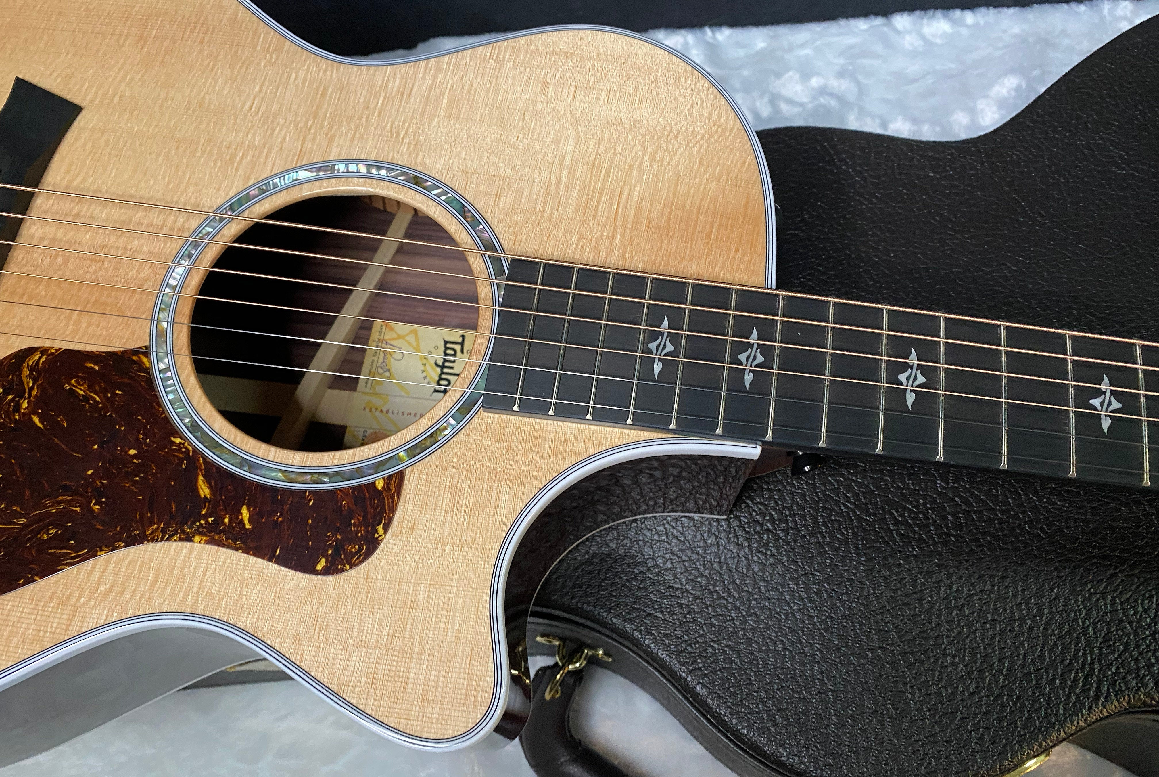 NEW! Taylor 412ce V-Class Acoustic-Electric Guitar - Natural - Authorized Dealer - 4.7 lbs - G06218