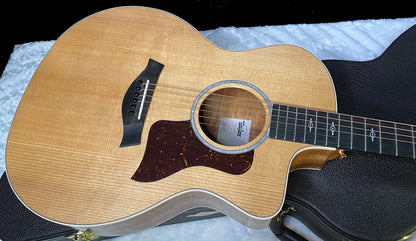 NEW! Taylor 214ce-K DLX Koa Grand Auditorium Acoustic-Electric Guitar Natural Finish - 4.65lbs - Authorized Dealer - G06212