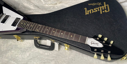 NEW! Gibson Custom 1967 Flying V Purple Sparkle - Short Maestro Trem -Only 7lbs - Authorized Dealer - Ultra RARE! Dealer Select - G07670