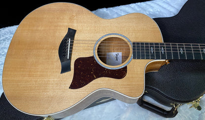 NEW! Taylor 214ce-K DLX Koa Grand Auditorium Acoustic-Electric Guitar Natural Finish - 4.65lbs - Authorized Dealer - G06212
