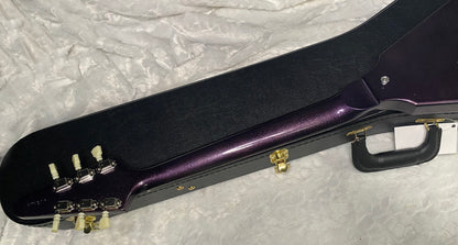 NEW! Gibson Custom 1967 Flying V Purple Sparkle - Short Maestro Trem -Only 7lbs - Authorized Dealer - Ultra RARE! Dealer Select - G07670