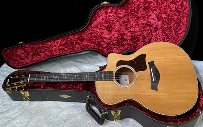 NEW! Taylor 214ce-K DLX Koa Grand Auditorium Acoustic-Electric Guitar Natural Finish - 4.65lbs - Authorized Dealer - G06212