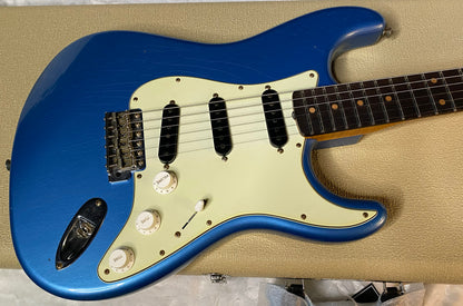 NEW ! Fender Custom Shop ' 62 Stratocaster Bizarre Guitar Exclusive Flamethrower - Journeyman Relic - Super Limited Edition - Lake Placid Blue - AAAA Flamed Maple Neck - Authorized Dealer - G05505
