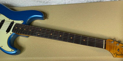 NEW ! Fender Custom Shop ' 62 Stratocaster Bizarre Guitar Exclusive Flamethrower - Journeyman Relic - Super Limited Edition - Lake Placid Blue - AAAA Flamed Maple Neck - Authorized Dealer - G05505