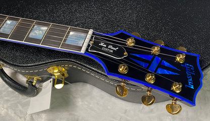 NEW! Gibson Dealer Select Custom Shop Les Paul Custom Blue Widow AAA Figured Flame Top - Authorized Dealer - 10.25lbs - G07682
