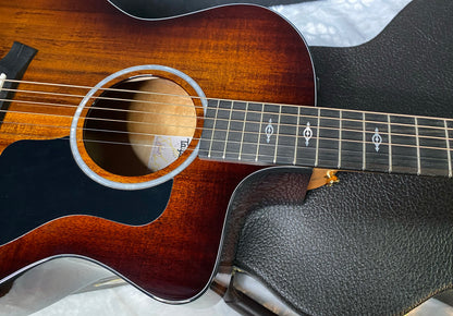 NEW! Taylor 224ce-K DLX Grand Auditorium Acoustic-Electric Guitar - Tobacco - 4.8lbs - Authorized Dealer - G06236