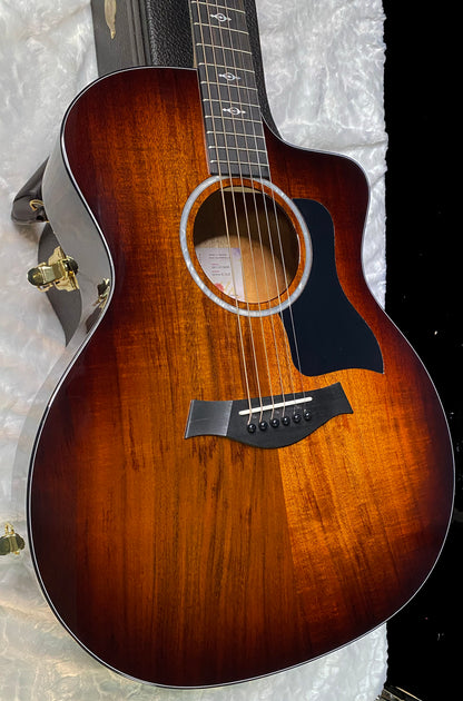 NEW! Taylor 224ce-K DLX Grand Auditorium Acoustic-Electric Guitar - Tobacco - 4.8lbs - Authorized Dealer - G06236