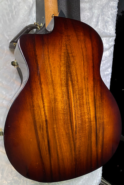 NEW! Taylor 224ce-K DLX Grand Auditorium Acoustic-Electric Guitar - Tobacco - 4.8lbs - Authorized Dealer - G06236