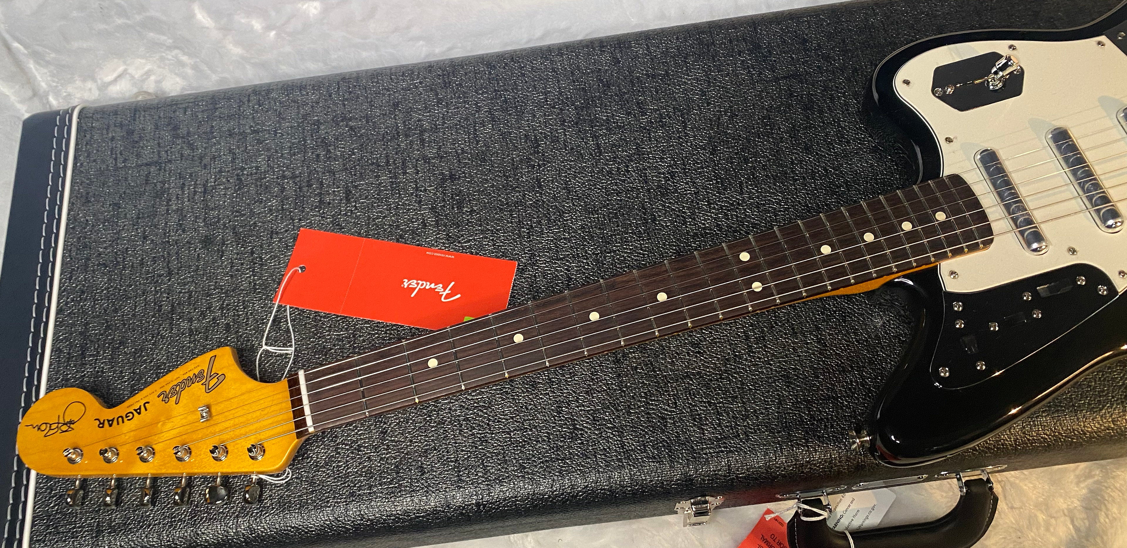 NEW! Fender Limited Edition Johnny Marr Signature Special Jaguar - Black Finish - Authorized Dealer - G06959