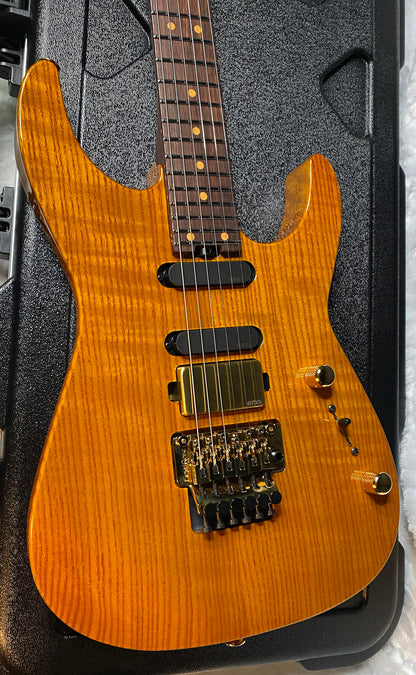 NEW ! Jackson Custom Shop DK24 Dinky - Figured Sassafras - Master Built by Big Rob - EMG Pick-UPs - 8 lbs - G05529 - WOW!