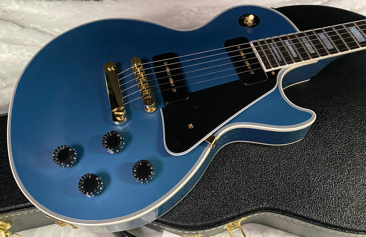 NEW! Gibson Les Paul Custom - Dealer Select - P90 Pick-Ups - Pelham Blue VOS - Custom Shop M2M - Authorized Dealer - 9.75lbs - G07680
