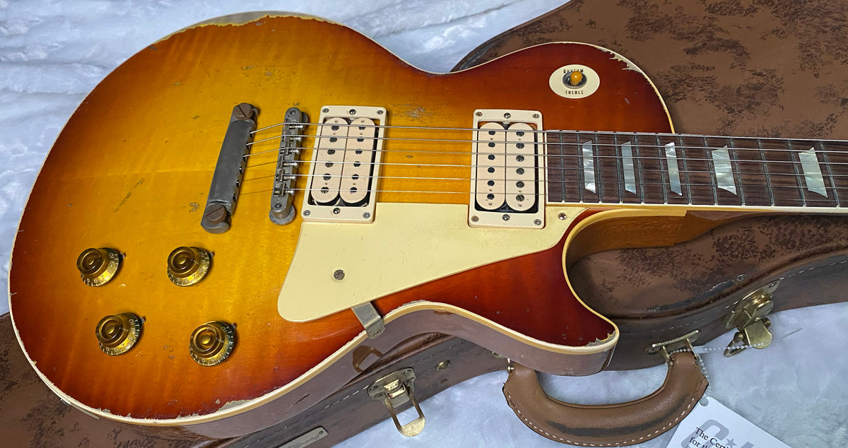 NEW! Gibson Custom 1957 Les Paul Standard Reissue - Refin Burst, Ultra Heavy Aged 2026 Limited Edition Collection - Only 7.95 lbs!! - IN-STOCK! - Authorized Dealer - G07681