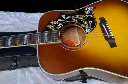 NEW! Gibson Custom Shop Hummingbird Koa/Carpathian Spruce Acoustic-Electric Guitar - Honeyburst - 4.65 lbs - Authorized Dealer! G06299