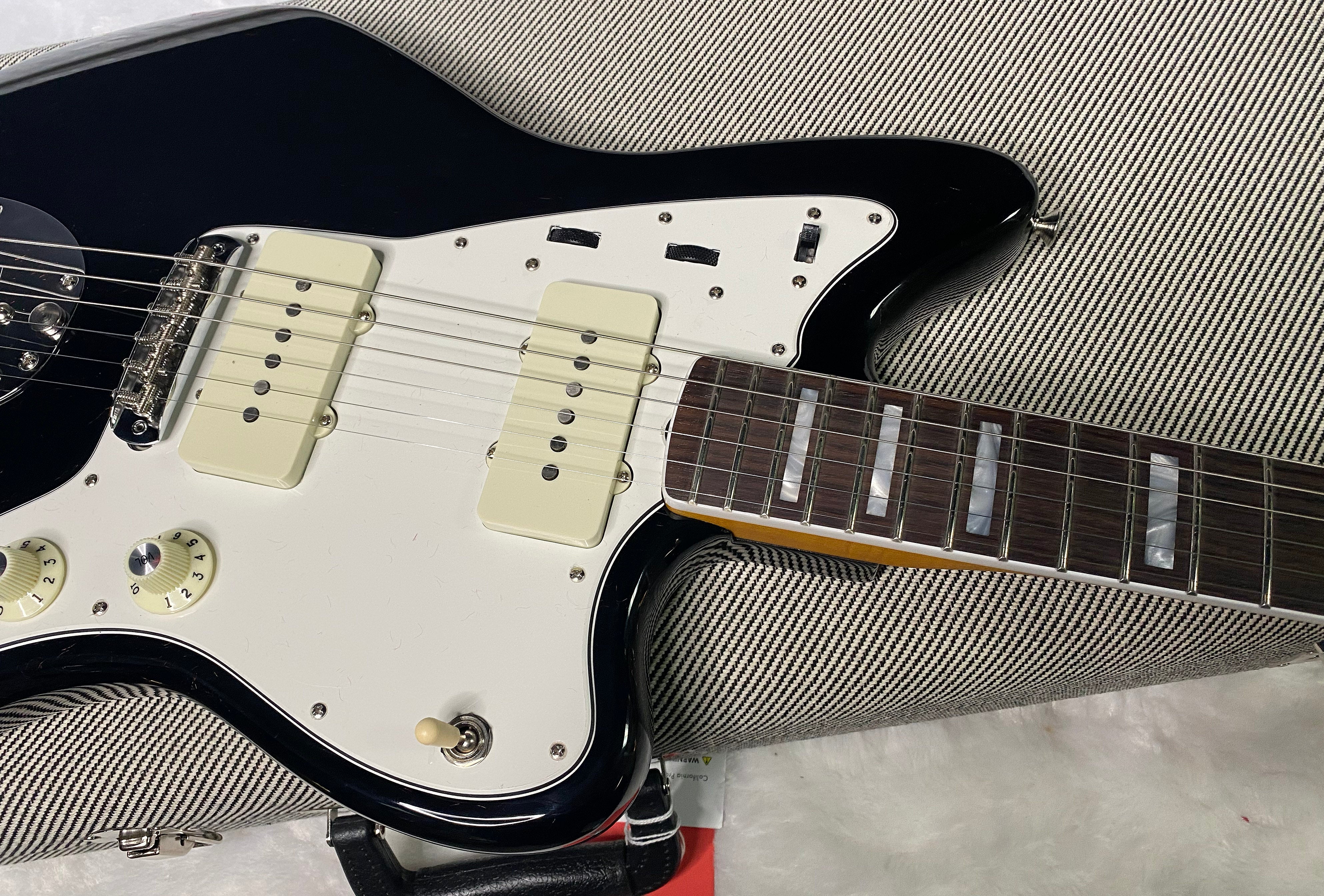 NEW! Fender Limited Edition American Vintage II 1966 Jazzmaster - Matching Peg Head - Black Finish - AAA Flamed Maple Neck - Authorized Dealer - Only 8.3 lbs - G06960