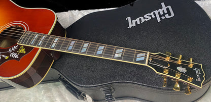 NEW! Gibson Custom Shop Hummingbird Rosewood 3-Piece Back Acoustic-Electric Guitar - Rosewood Burst - 4.65 lbs - Authorized Dealer! G06304