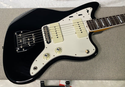 NEW! Fender Limited Edition American Vintage II 1966 Jazzmaster - Matching Peg Head - Black Finish - AAA Flamed Maple Neck - Authorized Dealer - Only 8.3 lbs - G06960