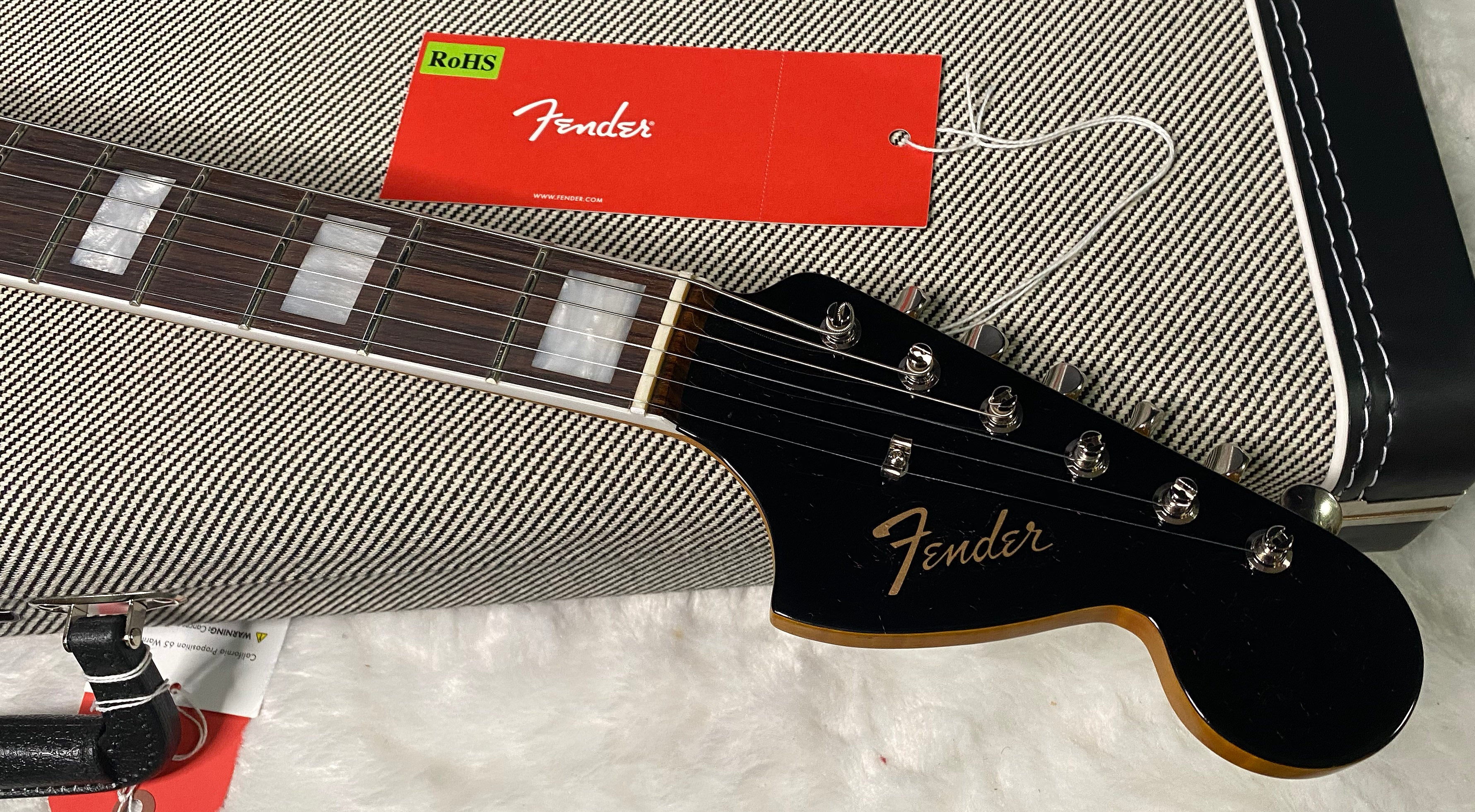 NEW! Fender Limited Edition American Vintage II 1966 Jazzmaster - Matching Peg Head - Black Finish - AAA Flamed Maple Neck - Authorized Dealer - Only 8.3 lbs - G06960
