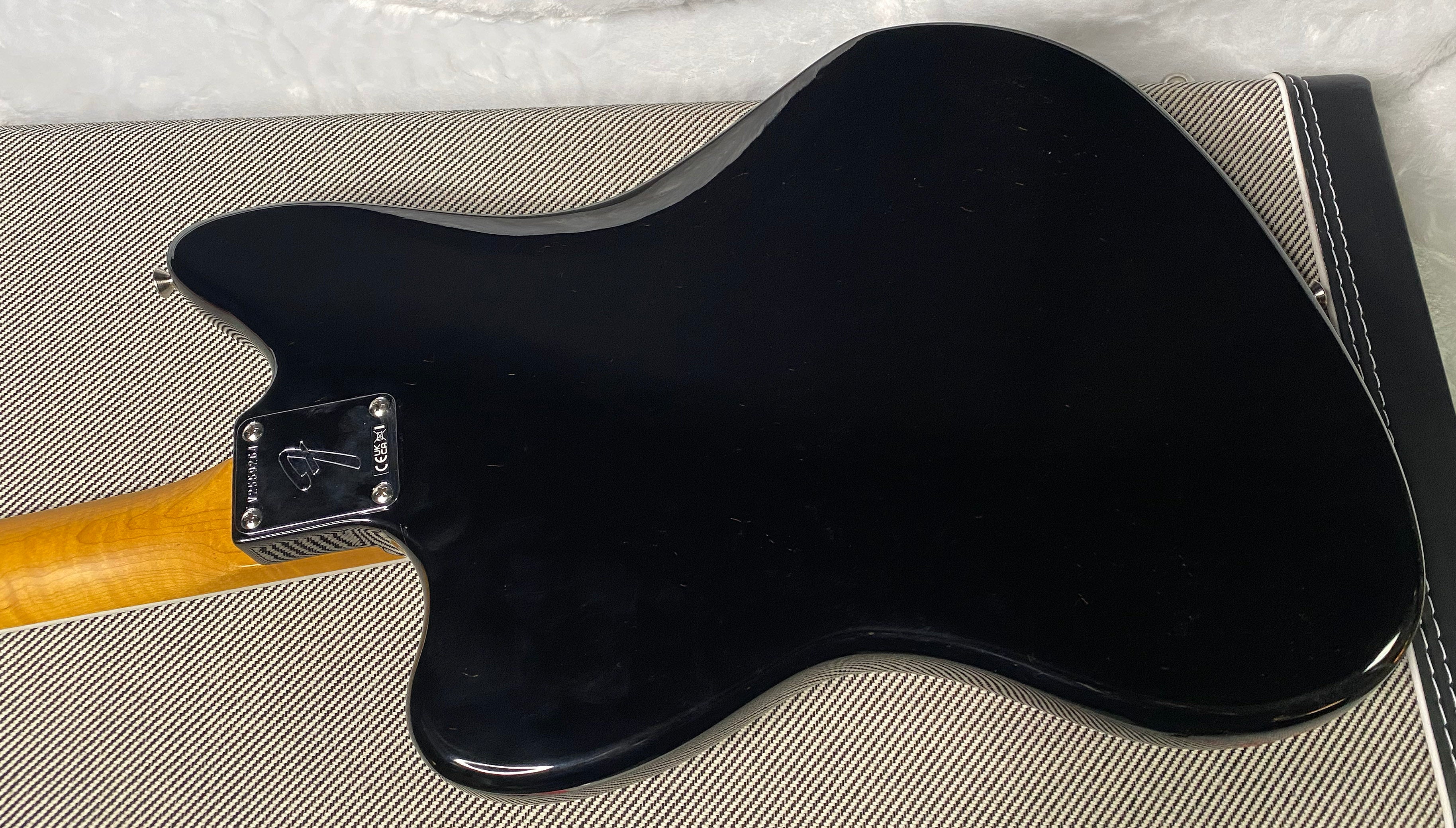NEW! Fender Limited Edition American Vintage II 1966 Jazzmaster - Matching Peg Head - Black Finish - AAA Flamed Maple Neck - Authorized Dealer - Only 8.3 lbs - G06960