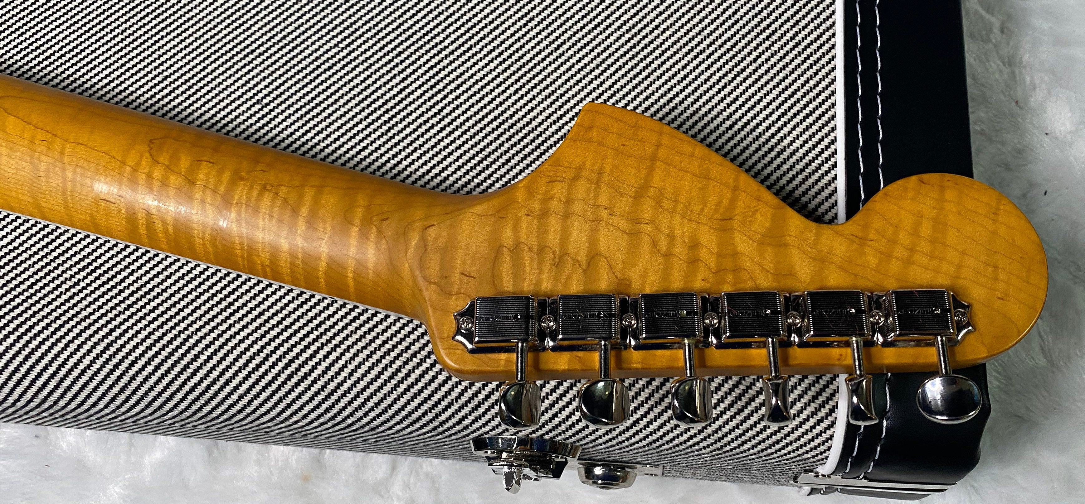 NEW! Fender Limited Edition American Vintage II 1966 Jazzmaster - Matching Peg Head - Black Finish - AAA Flamed Maple Neck - Authorized Dealer - Only 8.3 lbs - G06960