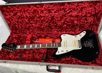 NEW! Fender Limited Edition American Vintage II 1966 Jazzmaster - Matching Peg Head - Black Finish - AAA Flamed Maple Neck - Authorized Dealer - Only 8.3 lbs - G06960