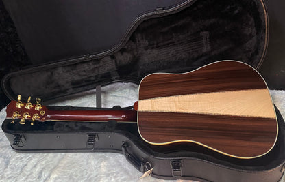 NEW! Gibson Custom Shop Hummingbird Rosewood 3-Piece Back Acoustic-Electric Guitar - Rosewood Burst - 4.65 lbs - Authorized Dealer! G06304