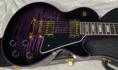 NEW! Gibson Dealer Select Custom Shop Les Paul Custom Purple Widow AAA Figured Flame Top - Authorized Dealer - 10.6 lbs - G07677