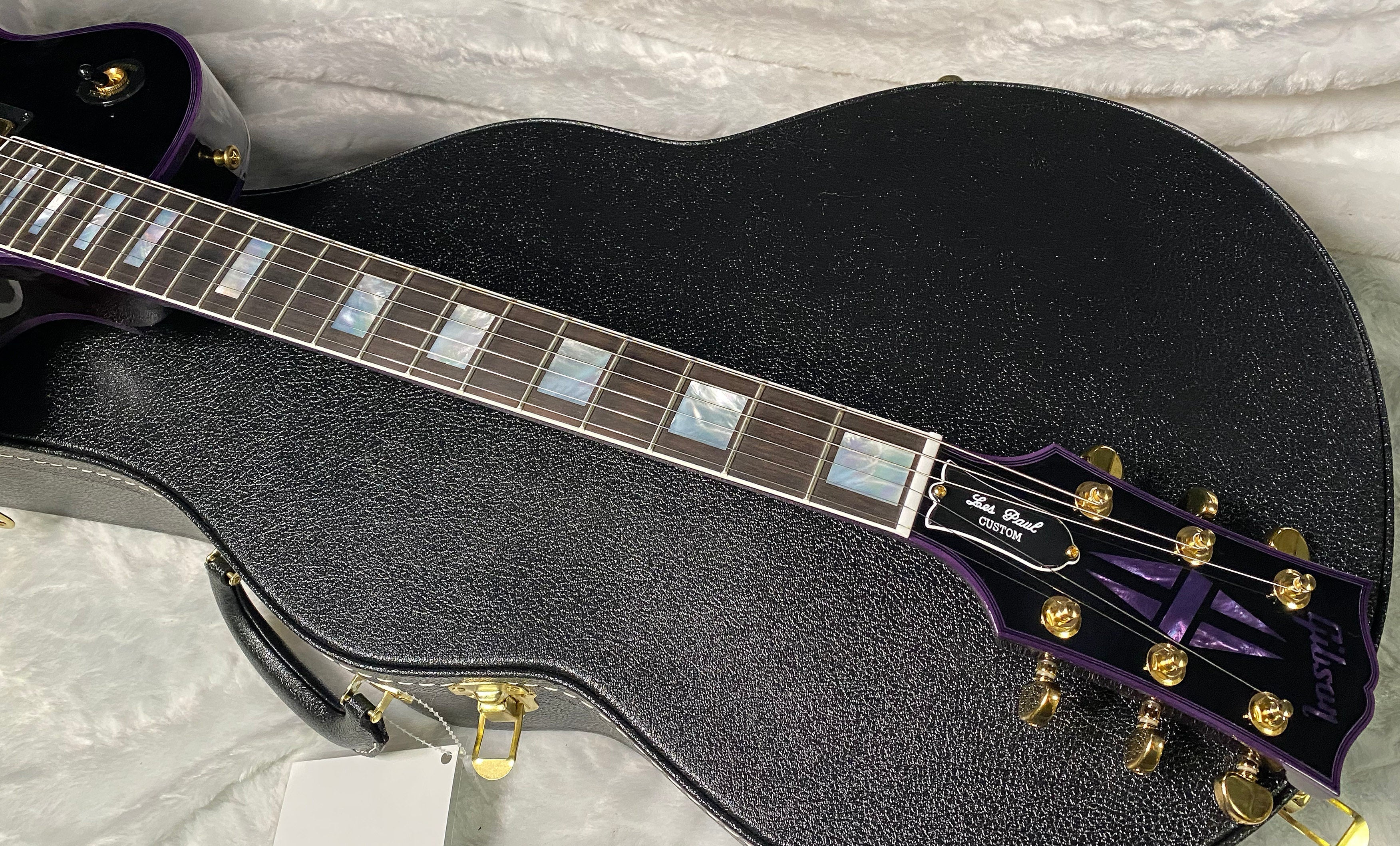 NEW! Gibson Dealer Select Custom Shop Les Paul Custom Purple Widow AAA Figured Flame Top - Authorized Dealer - 10.6 lbs - G07677