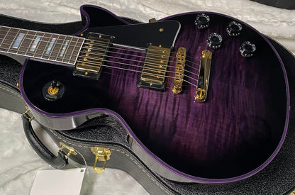 NEW! Gibson Dealer Select Custom Shop Les Paul Custom Purple Widow AAA Figured Flame Top - Authorized Dealer - 10.6 lbs - G07677