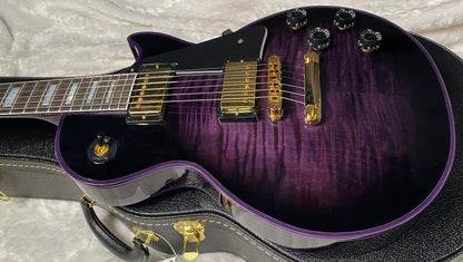 NEW! Gibson Dealer Select Custom Shop Les Paul Custom Purple Widow AAA Figured Flame Top - Authorized Dealer - 10.6 lbs - G07677