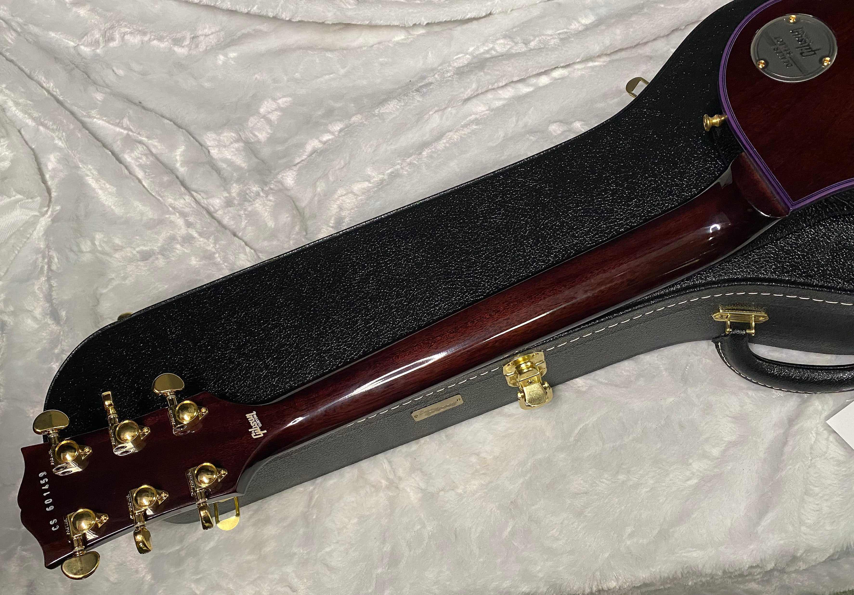 NEW! Gibson Dealer Select Custom Shop Les Paul Custom Purple Widow AAA Figured Flame Top - Authorized Dealer - 10.6 lbs - G07677
