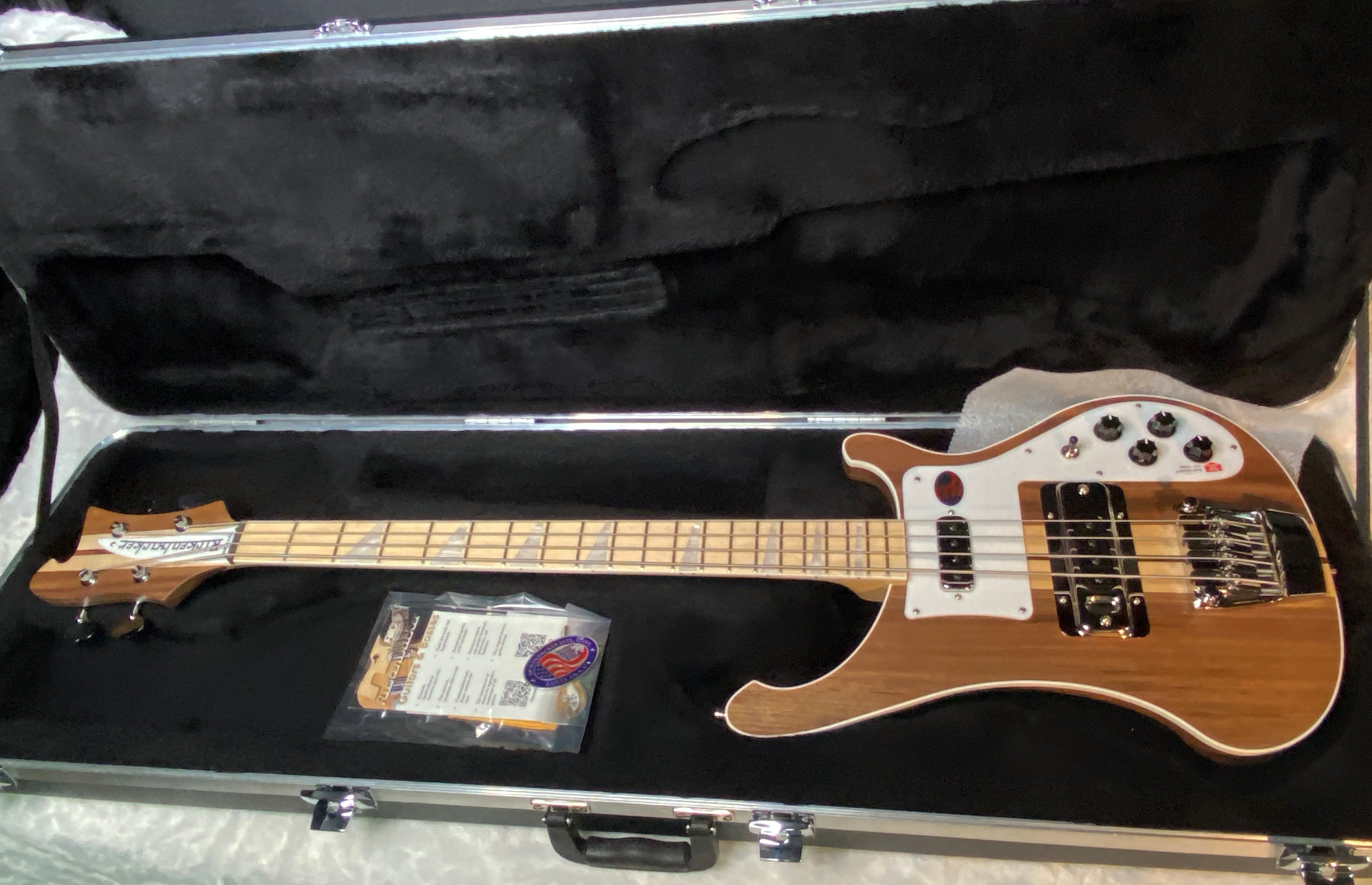 NEW! Rickenbacker 4003 W Walnut - 4-String Bass - Authorized Dealer - 8.2lbs - G06964