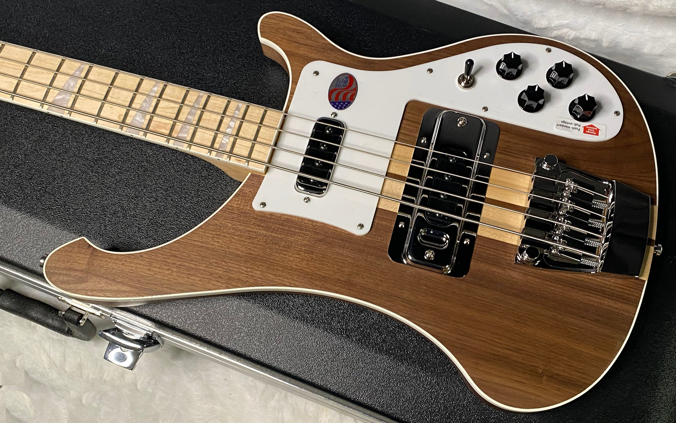 NEW! Rickenbacker 4003 W Walnut - 4-String Bass - Authorized Dealer - 8.35lbs - G06962