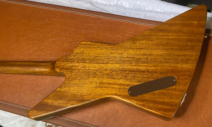 NEW! Gibson Custom 1958 Mahogany Explorer Reissue Electric Guitar - Antique Natural, VOS - Authorized Dealer - Only 8.1lbs - G06303