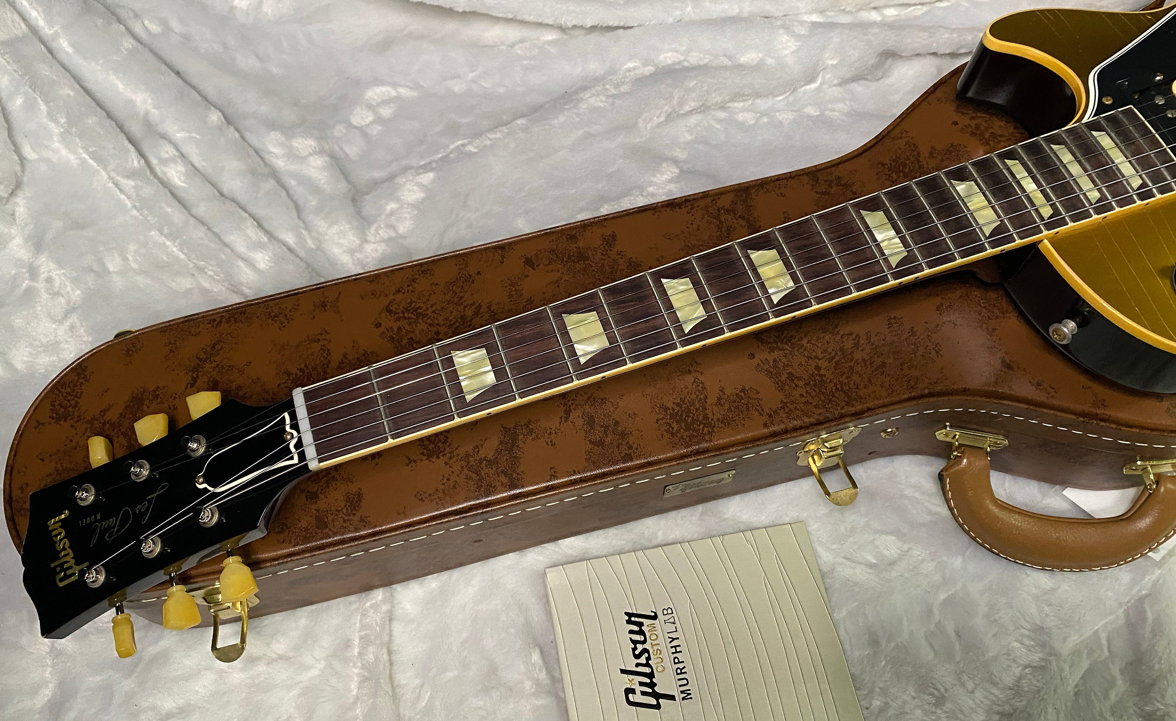 NEW! Gibson Custom Shop Murphy Lab '57 Les Paul Goldtop - Dark Back - Light Aged - Authorized Dealer - 9 lbs - G07683