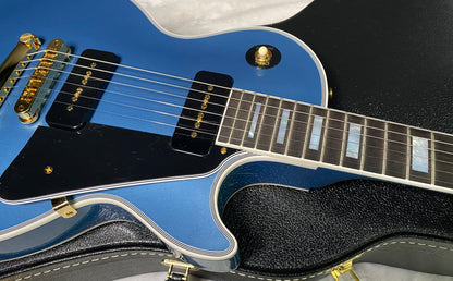 NEW! Gibson Les Paul Custom - Dealer Select - P90 Pick-Ups - Pelham Blue VOS - Custom Shop M2M - Authorized Dealer - Only 9lbs - G07687