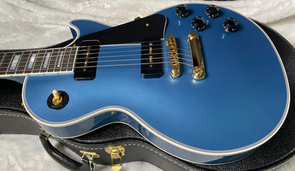 NEW! Gibson Les Paul Custom - Dealer Select - P90 Pick-Ups - Pelham Blue VOS - Custom Shop M2M - Authorized Dealer - Only 9lbs - G07687
