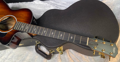 NEW! Taylor 222ce-K DLX Grand Concert Acoustic-Electric Guitar - Tobacco - 4.5lbs - Authorized Dealer - G06296