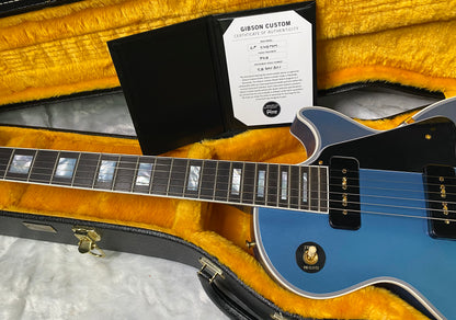 NEW! Gibson Les Paul Custom - Dealer Select - P90 Pick-Ups - Pelham Blue VOS - Custom Shop M2M - Authorized Dealer - Only 9lbs - G07687