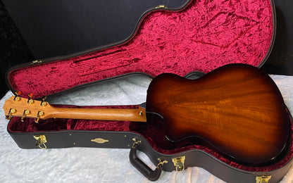 NEW! Taylor 222ce-K DLX Grand Concert Acoustic-Electric Guitar - Tobacco - 4.5lbs - Authorized Dealer - G06296