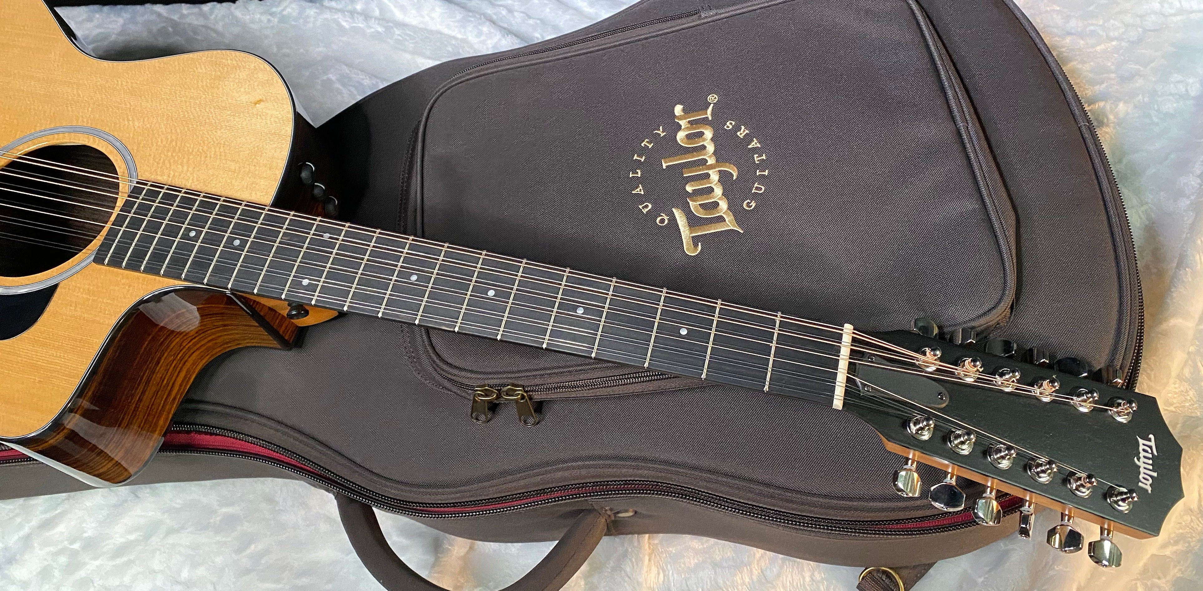 NEW! Taylor 254ce DLX Grand Auditorium 12-string Acoustic-Electric Guitar - Natural - Authorized Dealer - 5.3lbs - G06280