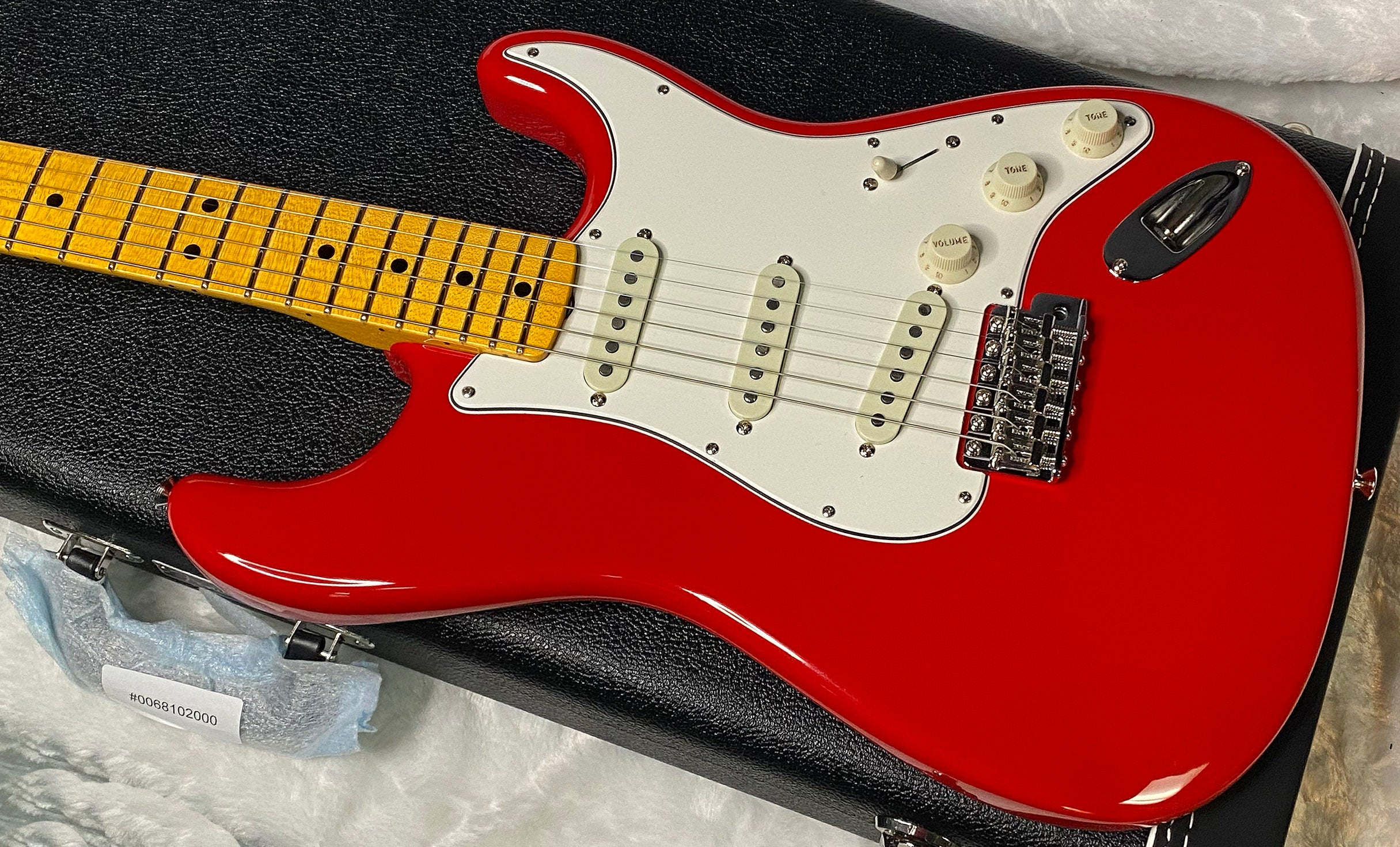 NEW! Fender Custom Shop Special Run '69 Stratocaster NOS Finish - Handwound P/U's - Ferrari Red - Reverse Matching Headstock - 8 lbs - Authorized Dealer - One OFF! SUPRE RARE! G06974