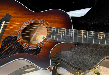 NEW! Taylor 322ce V-Class Grand Concert Acoustic-Electric Guitar - Tobacco - Authorized Dealer - 4.3lbs - G06267