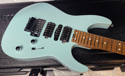NEW ! Jackson Custom Shop Dinky HSH - Roasted Maple Neck & Fretboard - DK - Daphne Blue - Authorized Dealer - 7.7 lbs - G06969