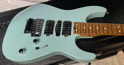 NEW ! Jackson Custom Shop Dinky HSH - Roasted Maple Neck & Fretboard - DK - Daphne Blue - Authorized Dealer - 7.7 lbs - G06969